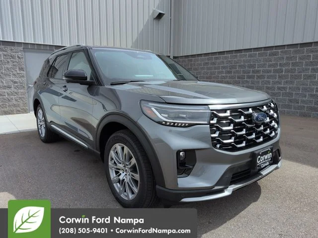 New 2026 Carbonized Gray Metallic Ford Platinum image 1