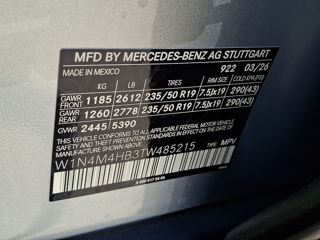 New 2026 Cirrus Silver Metallic Mercedes-Benz GLB 250 image 17