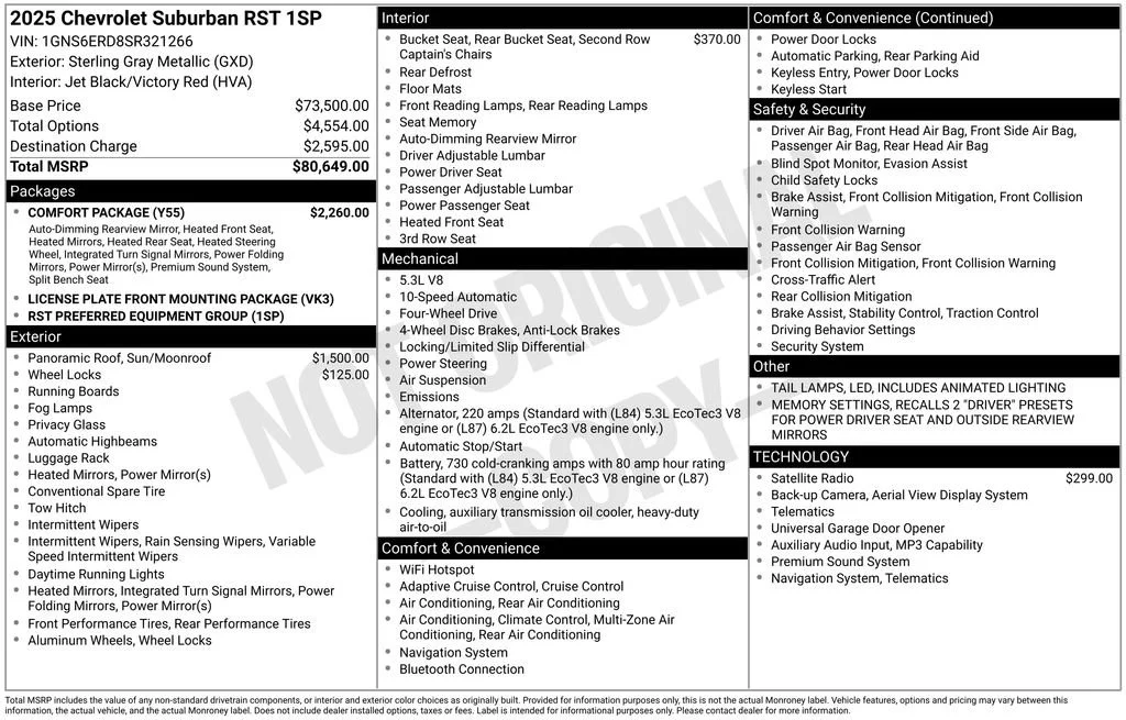 Certified Used 2025 Sterling Gray Metallic Chevrolet RST image 47