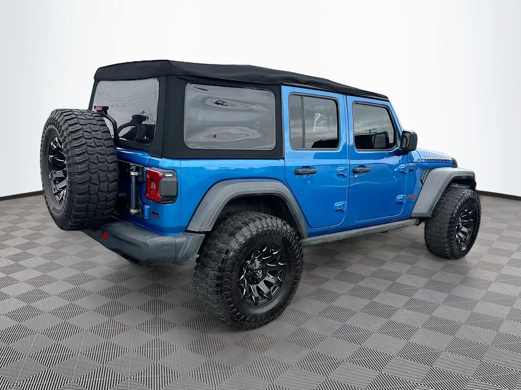 Used 2022 Blue Jeep Unlimited Rubicon image 6