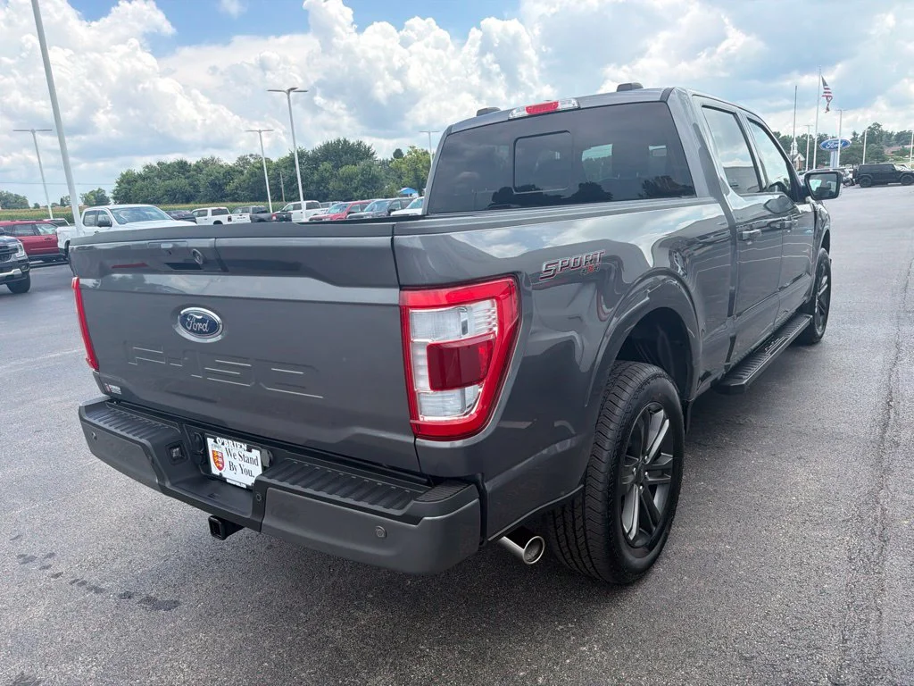 Used 2023 Carbonized Gray Metallic Ford Lariat image 5