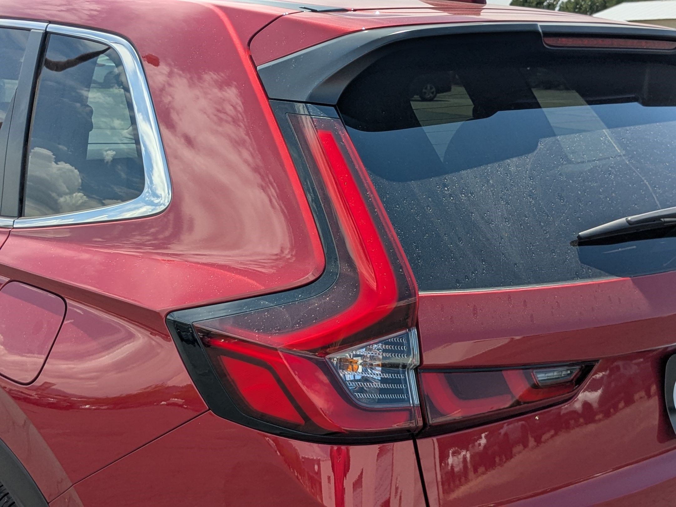 Certified Used 2024 Radiant Red Metallic Honda EX image 13