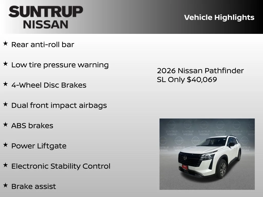 New 2026 White Nissan SL image 23