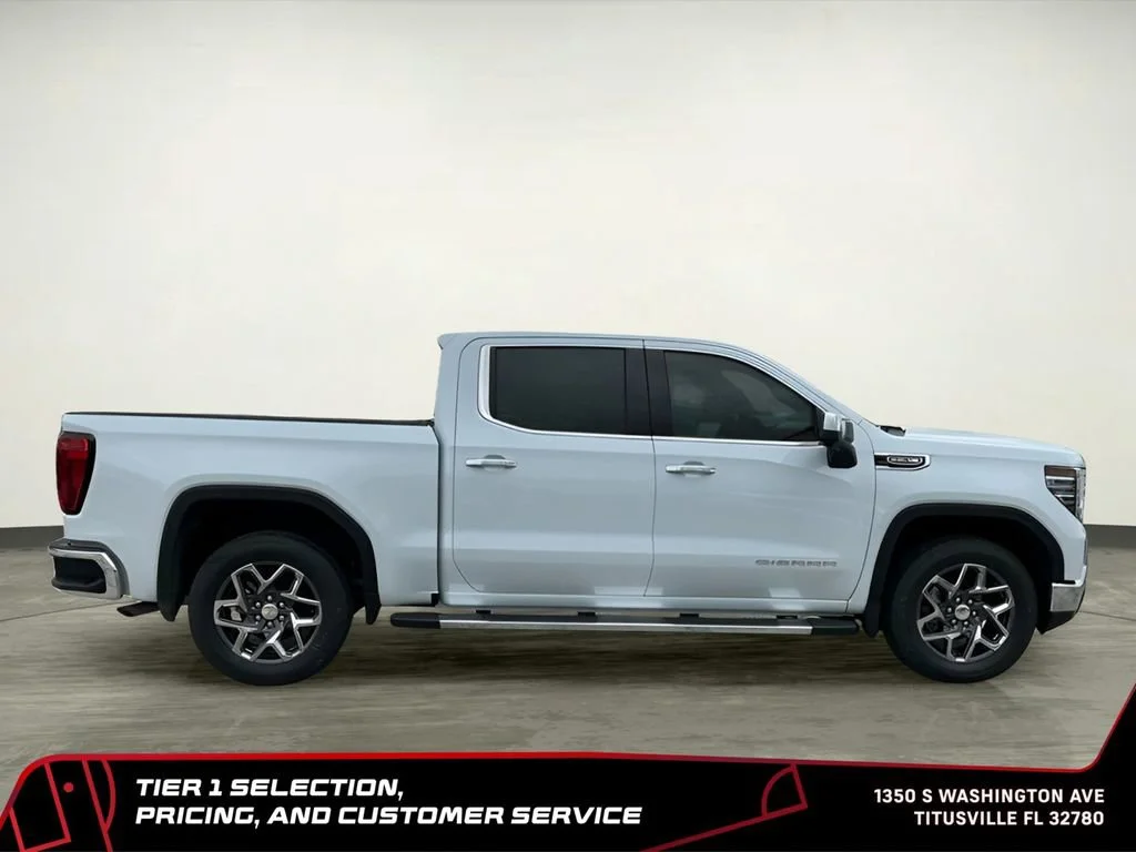 New 2026 Glacier White Tricoat GMC SLT image 10