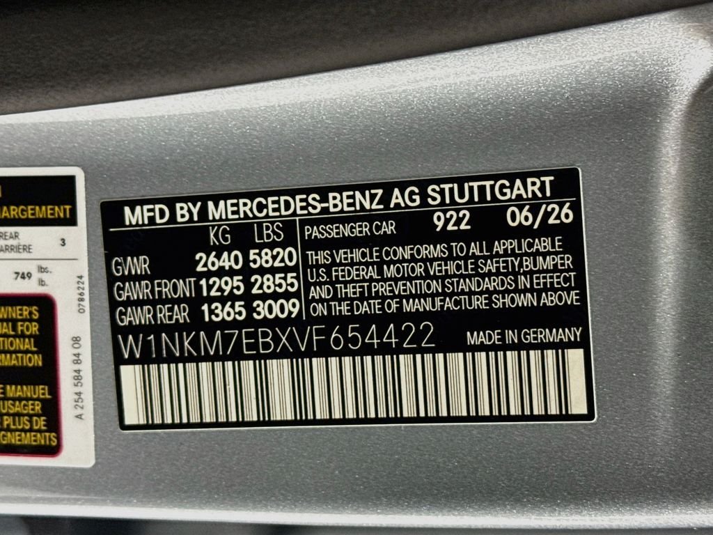 New 2027 Cirrus Silver Metallic Mercedes-Benz  image 32
