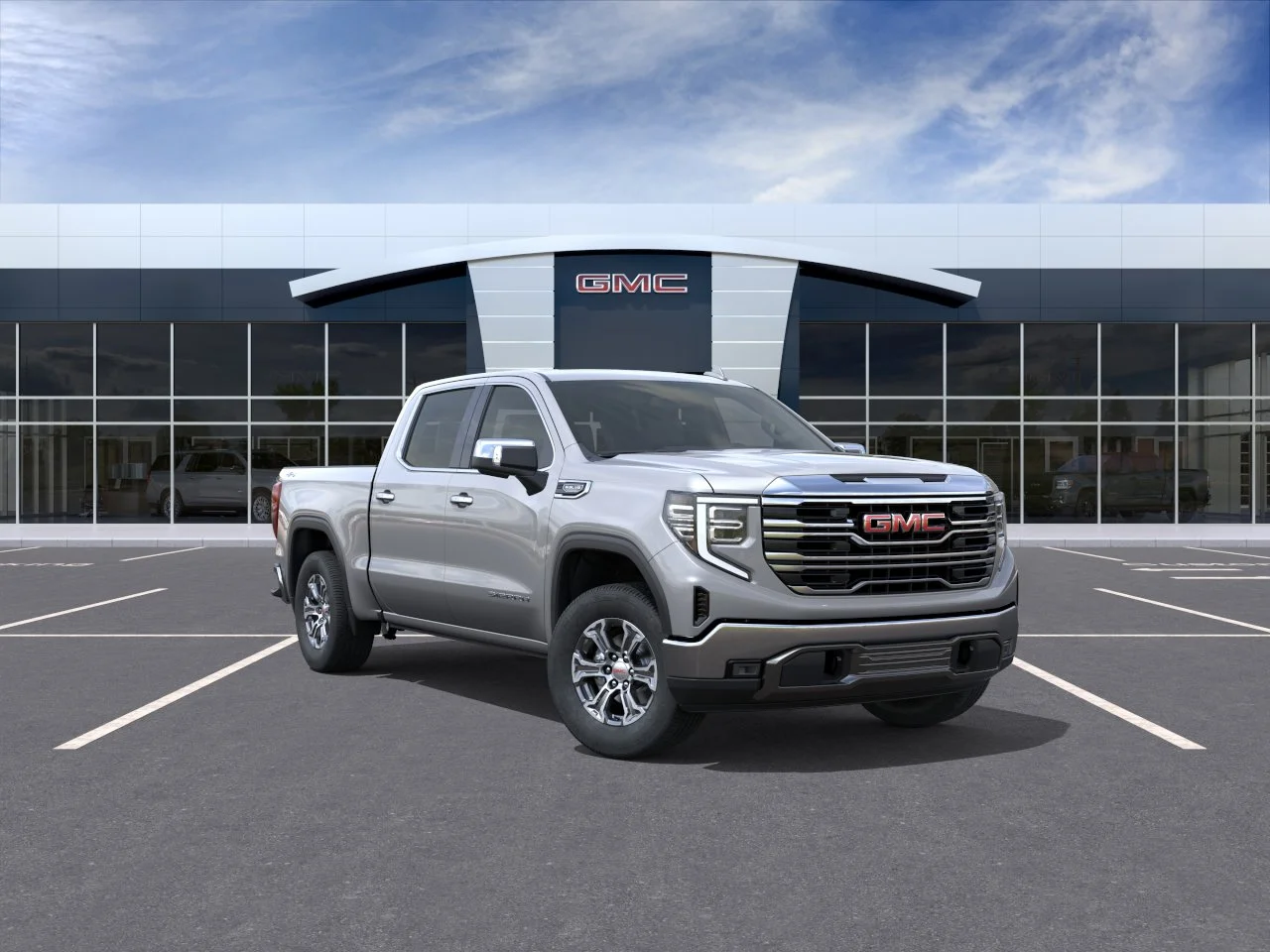 New 2026 Sterling Metallic GMC SLT image 1