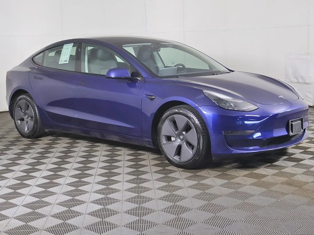 Used 2023 Tesla Model 3 Base with VIN 5YJ3E1EAXPF477715 for sale in Bedford, OH