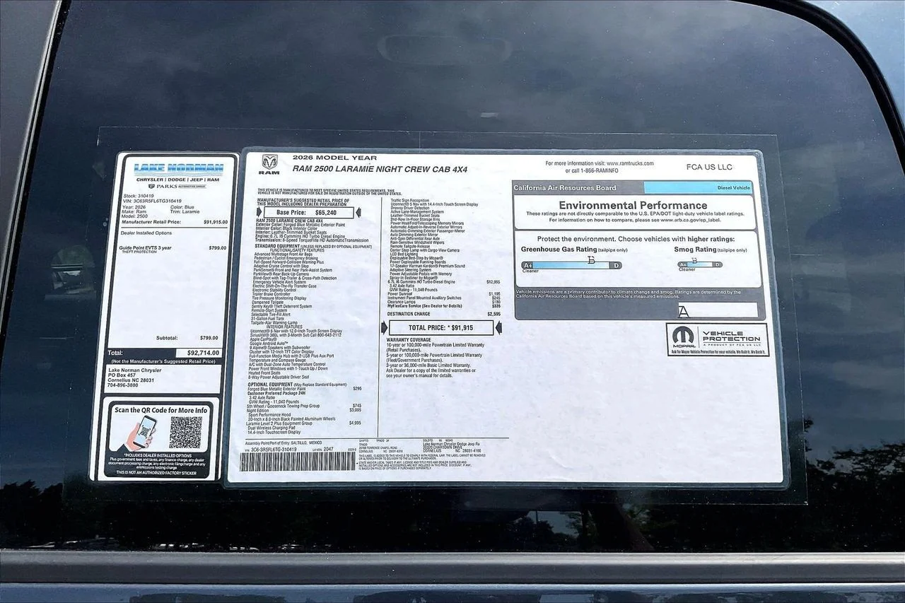 New 2026 Forged Blue Metallic Exterior Paint RAM Laramie image 40