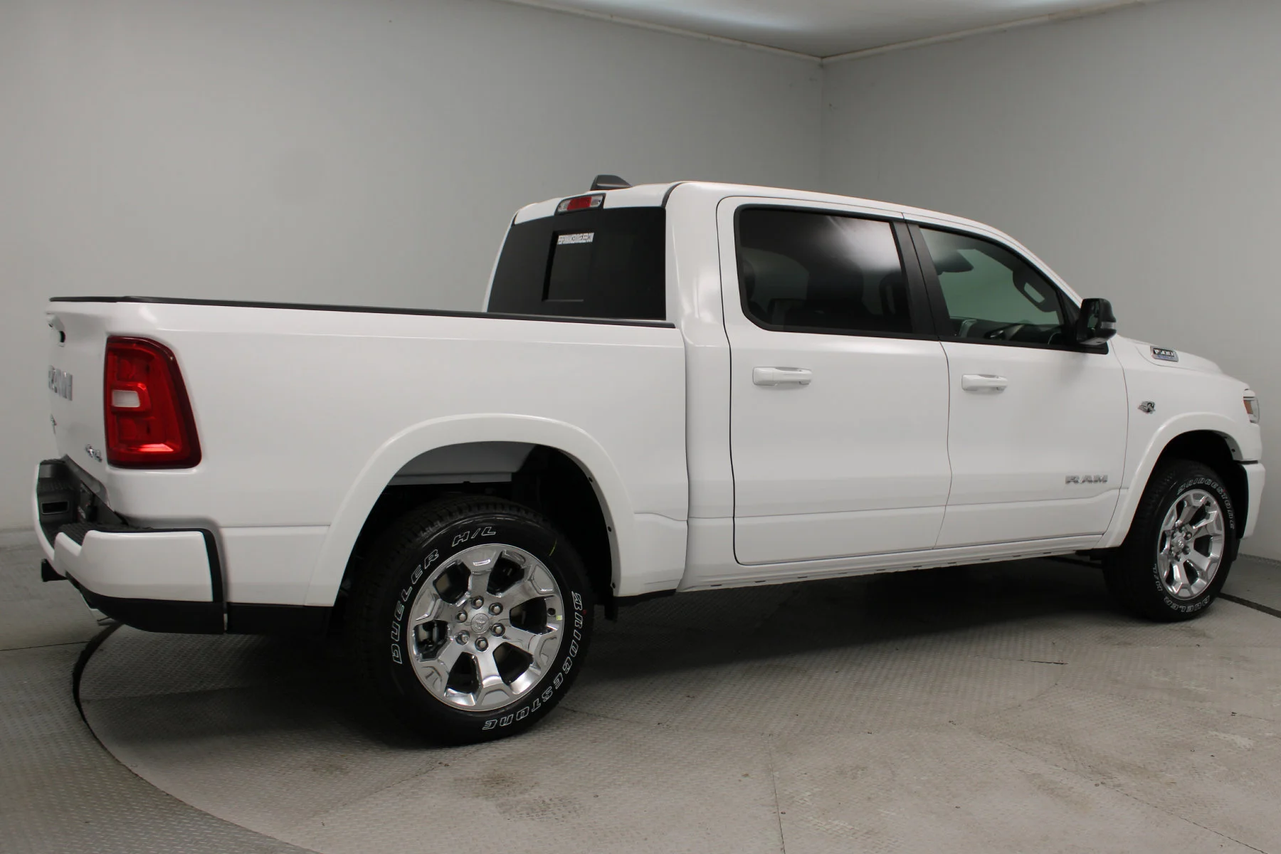 New 2026 Bright White Clear-Coat Exterior Paint RAM Big Horn 4x4 Crew Cab 5