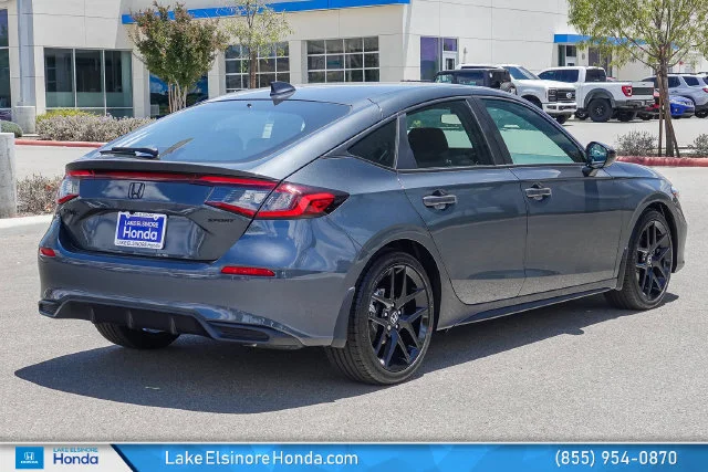 New 2026 Meteorite Gray Metallic Honda FWD Sport image 8