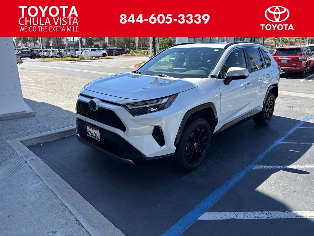 Used 2023 White Toyota SE image 1