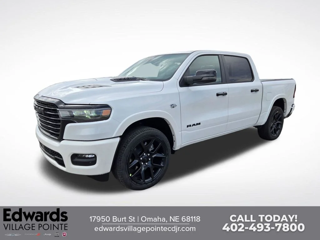 New 2026 Ivory White Tri-Coat Pearl-Coat Exterior Paint RAM Laramie image 7