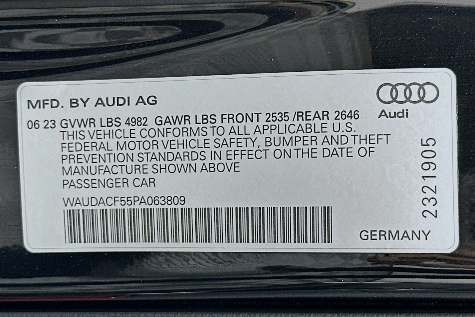 Used 2023 Mythos Black Metallic Audi S line Premium image 24