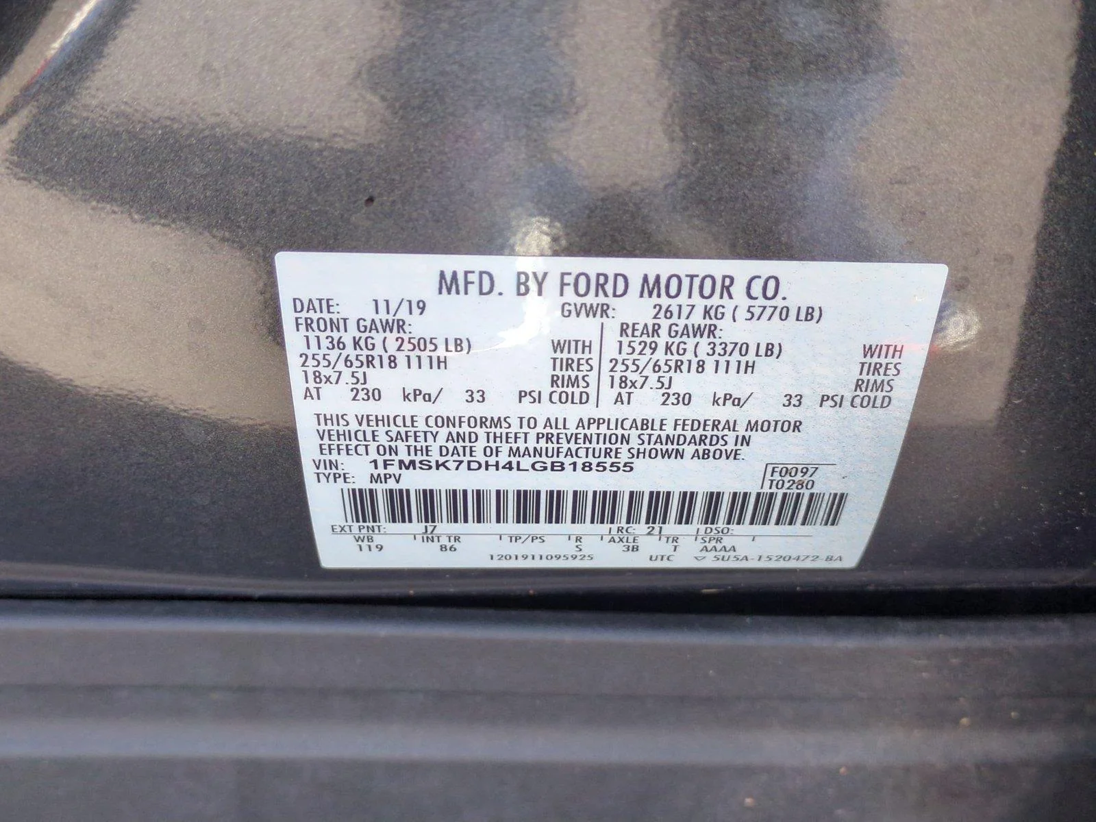 Used 2020 Magnetic Metallic Ford XLT image 39