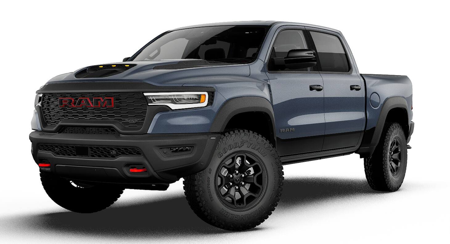 New 2027 Forged Blue Metallic Exterior Paint RAM TRX image 1