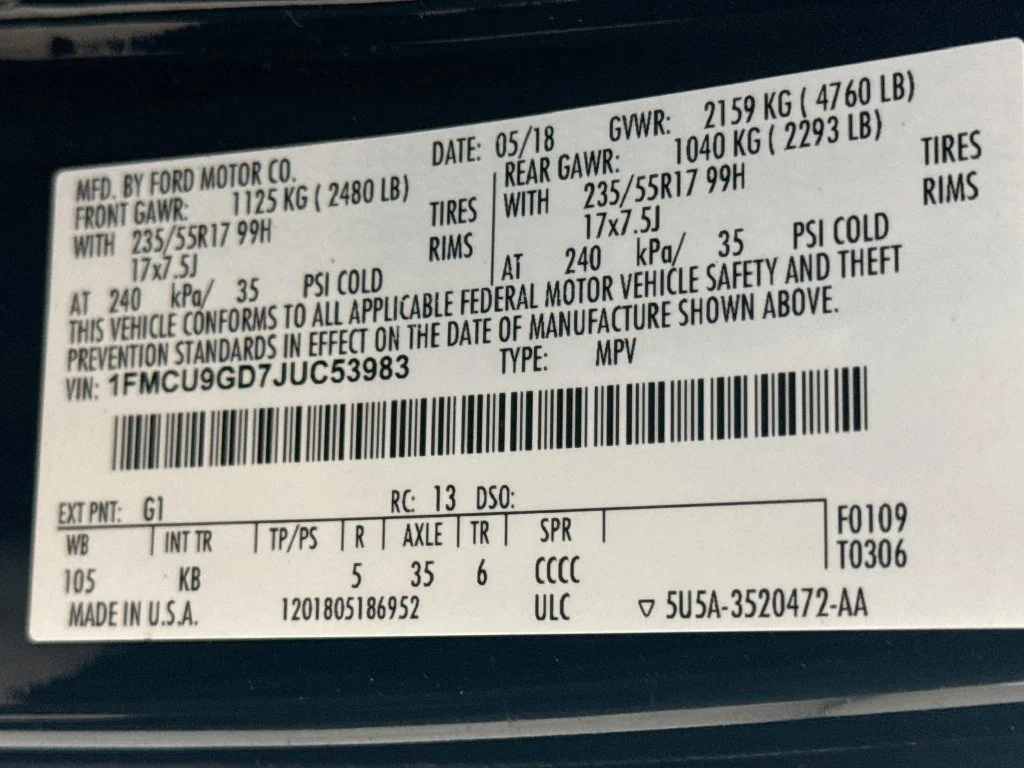 Used 2018 Black Ford SE image 34