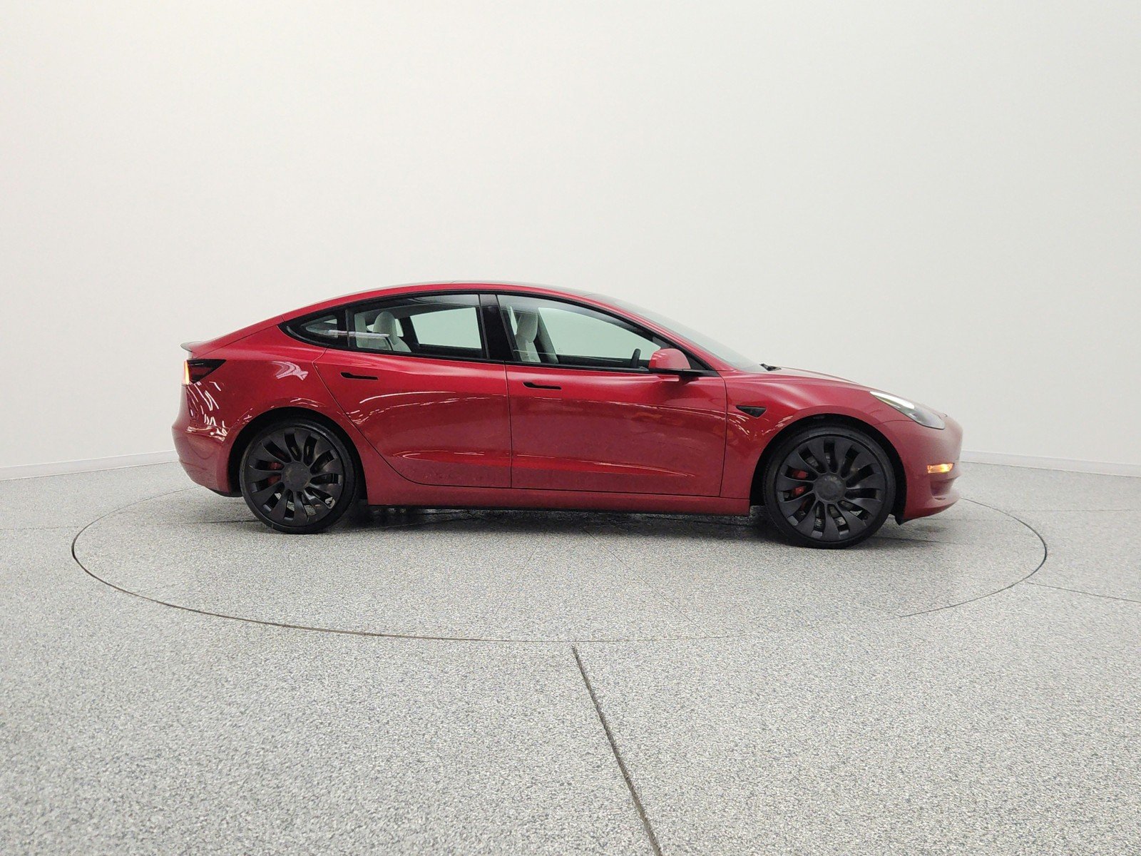 Used 2022 Red Multi-Coat Tesla Performance AWD image 4