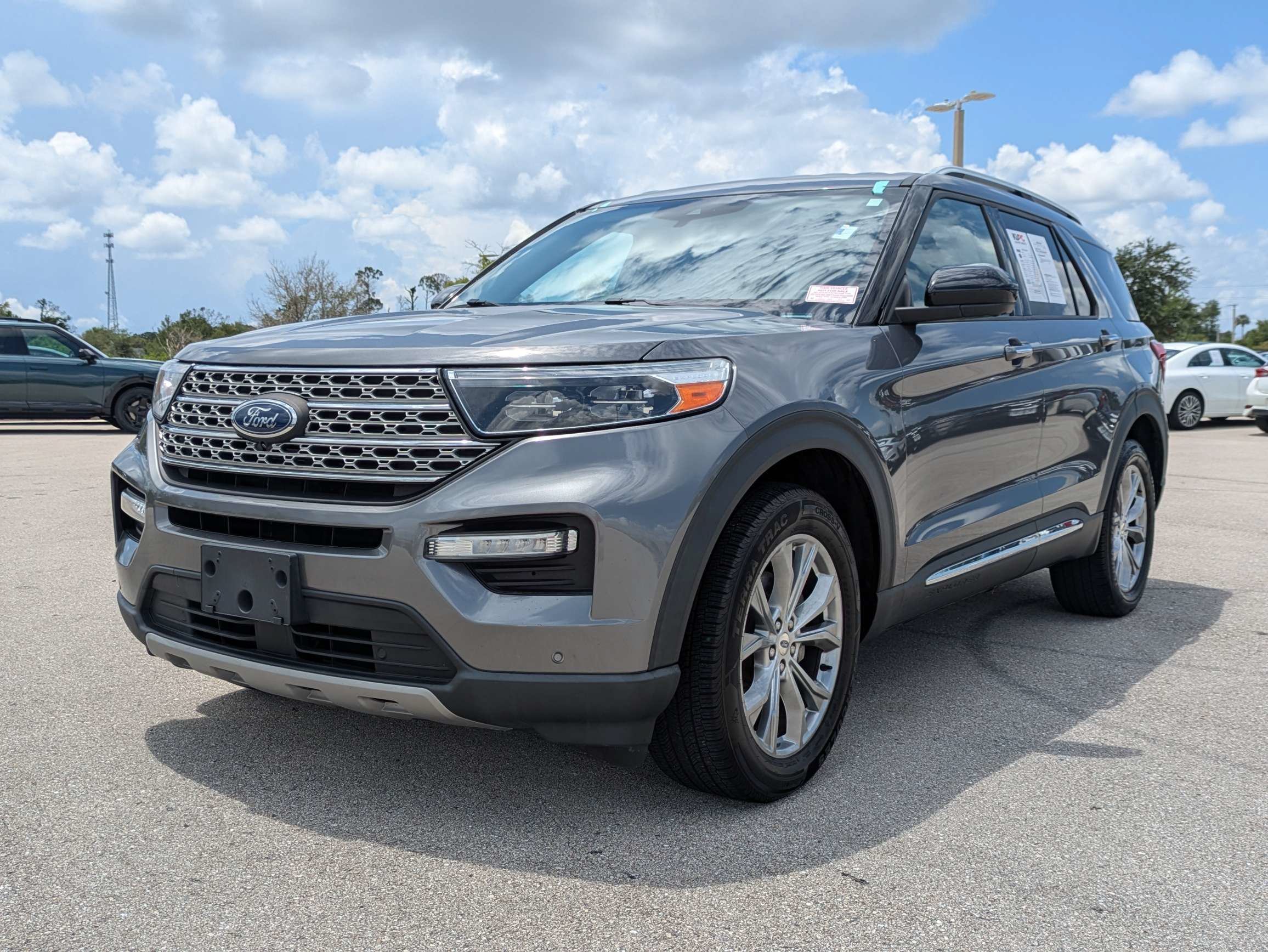 Used 2022 Carbonized Gray Metallic Ford Limited image 8