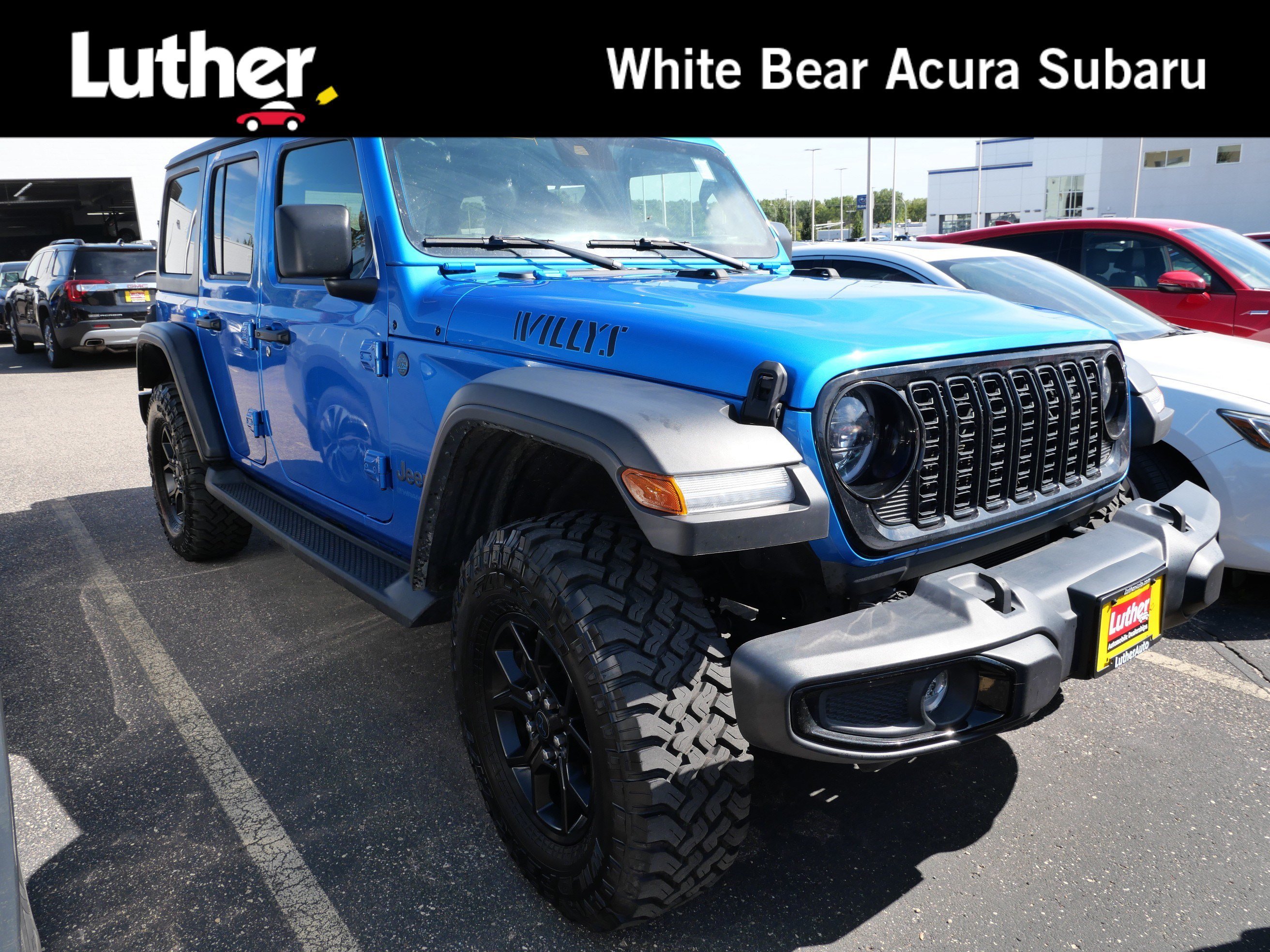 Used 2025 Hydro Blue Pearlcoat Jeep Willys image 1