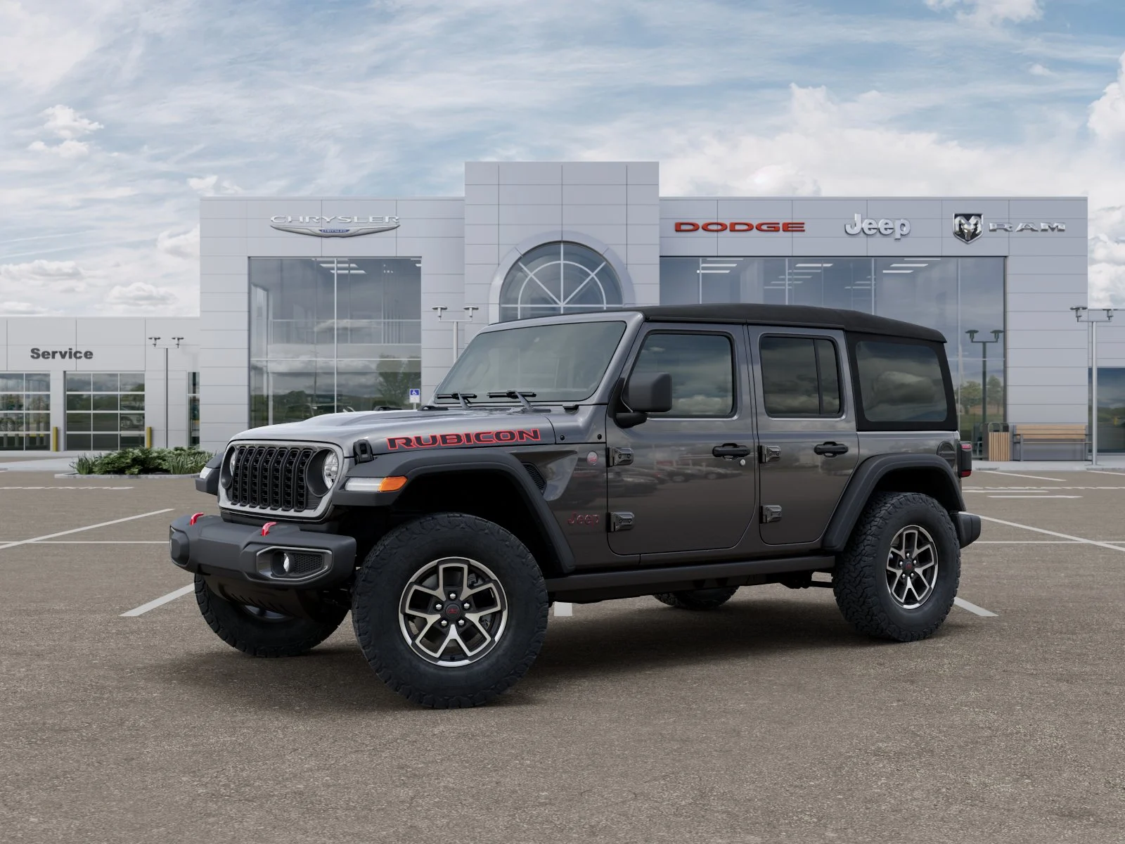 New 2026 Granite Crystal Metallic Clear-Coat Exterior Paint Jeep Rubicon image 32