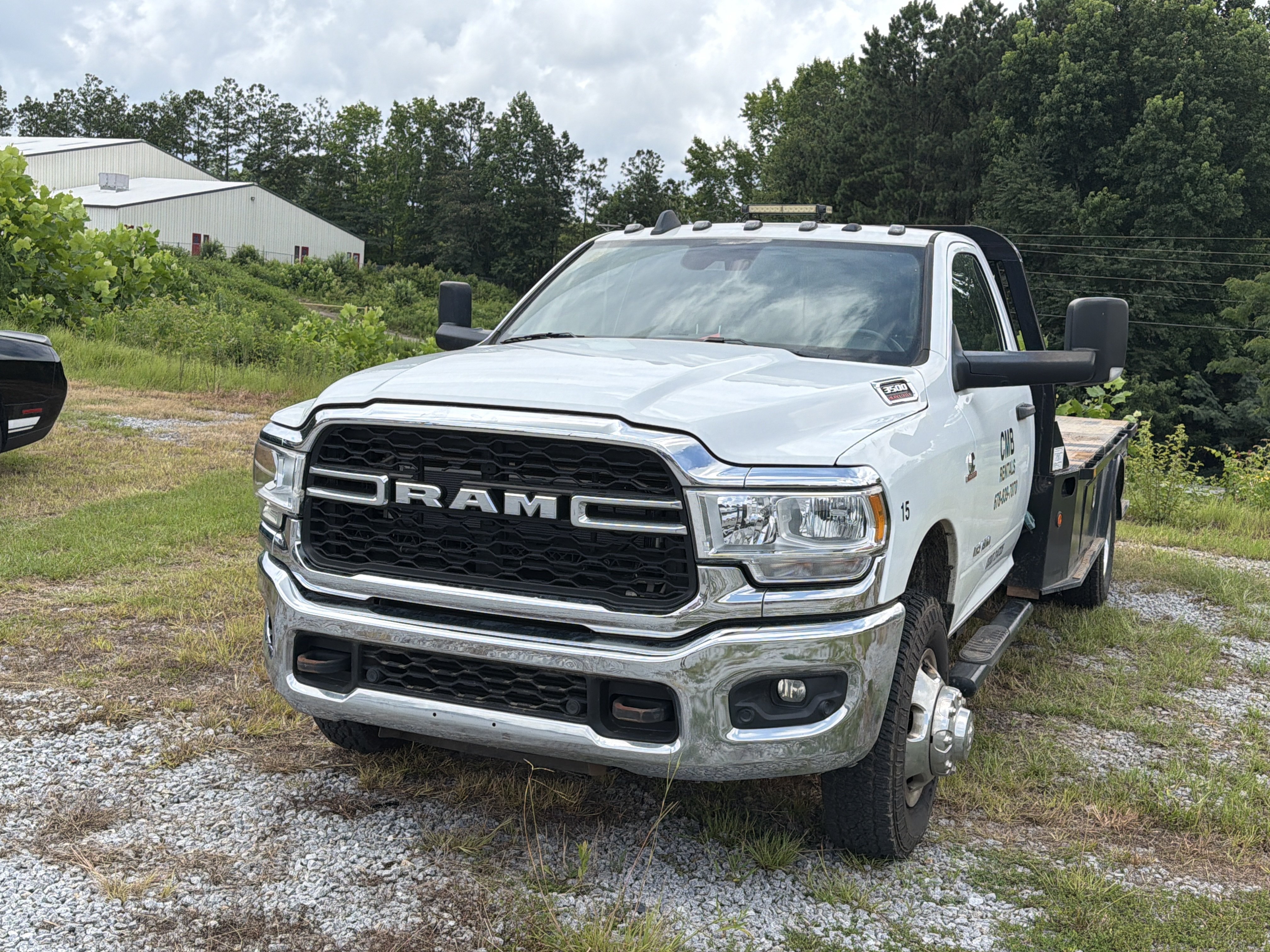 Used 2022 Bright White Clearcoat Ram Tradesman image 3