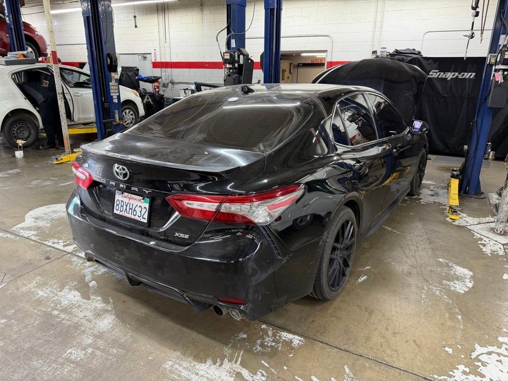Used 2018 Midnight Black Metallic Toyota XSE V6 image 2