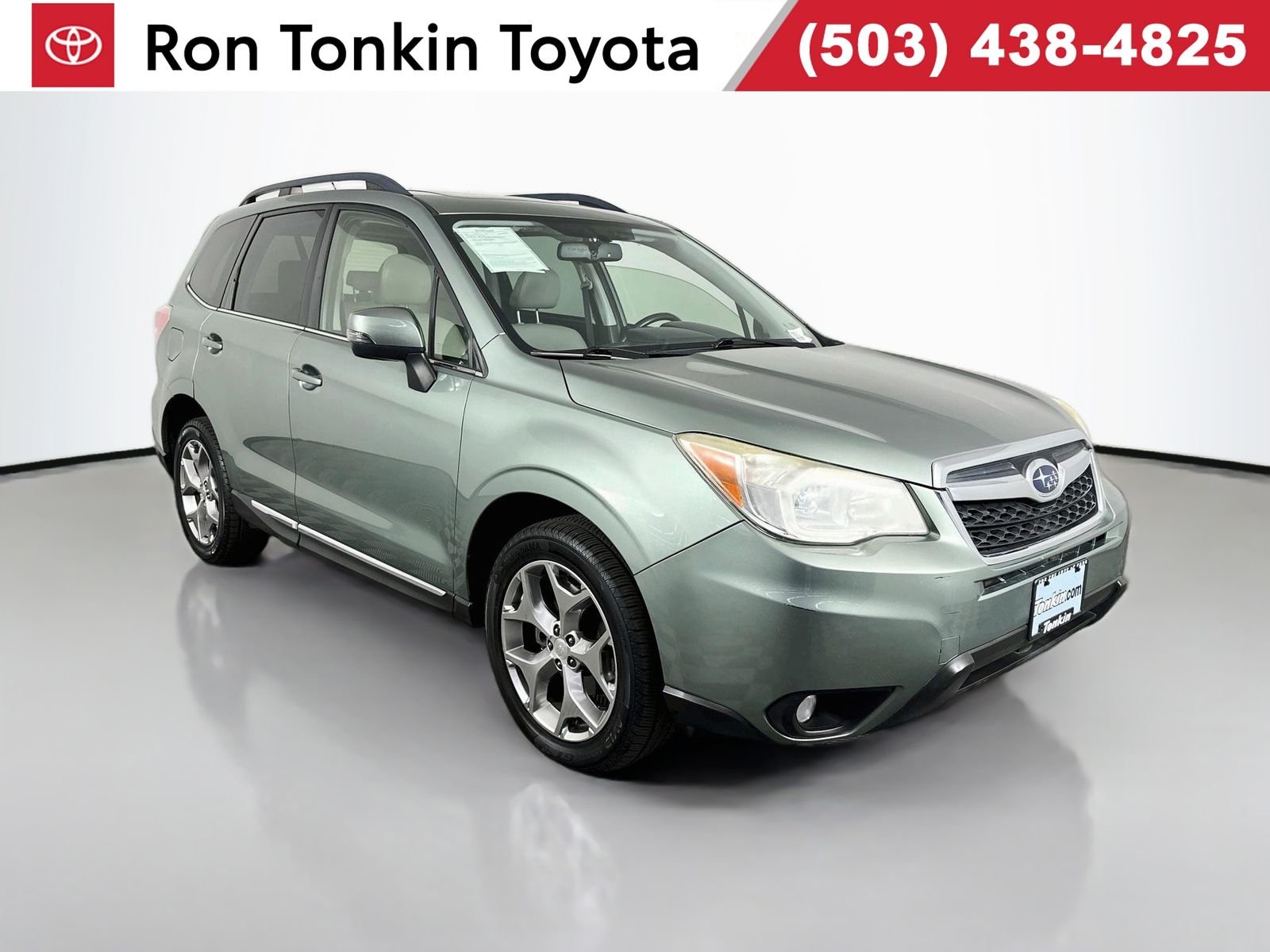 Used 2015 Jasmine Green Metallic Subaru 2.5i Touring image 1