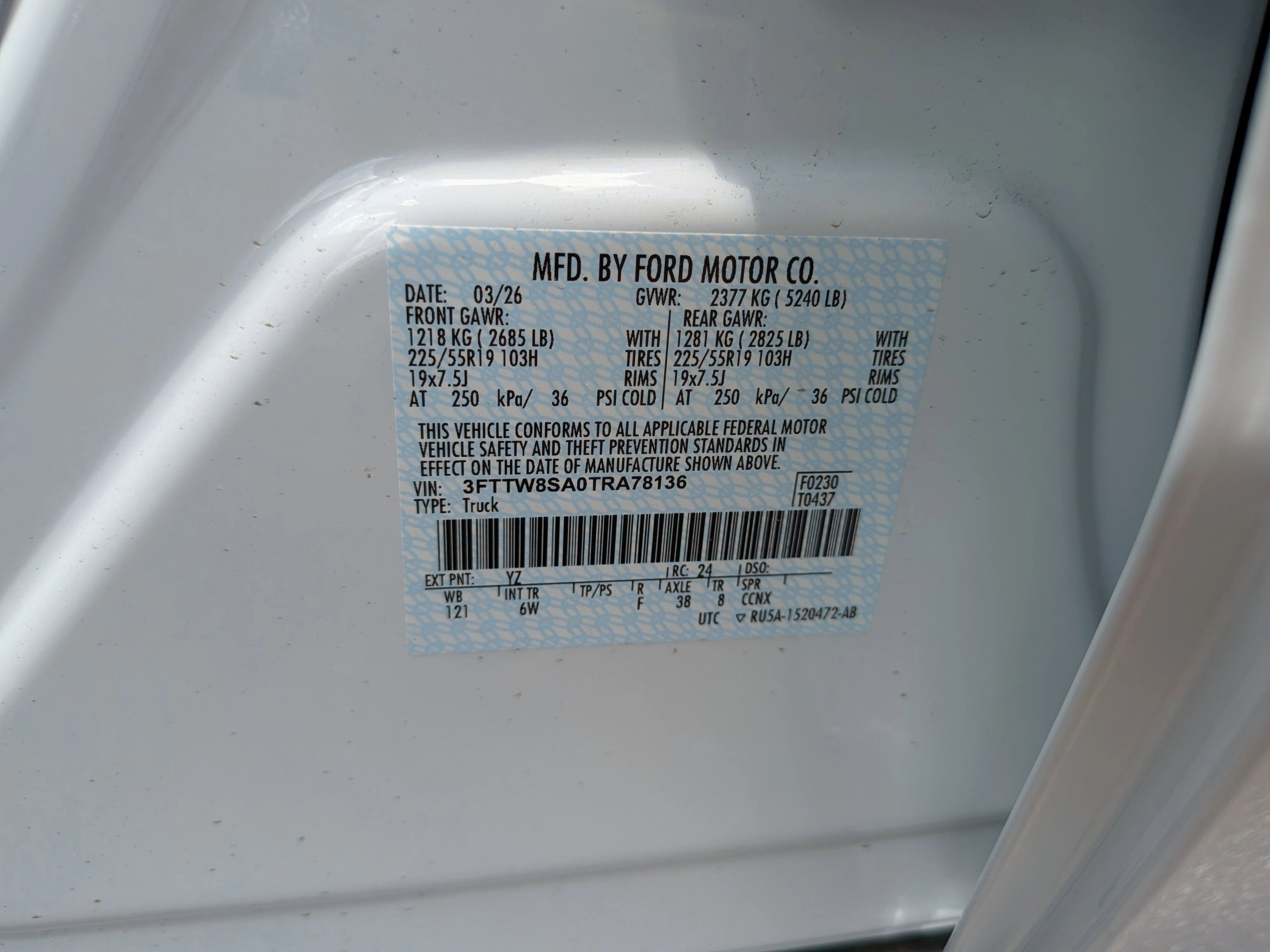 New 2026 Oxford White Ford Lariat® image 34