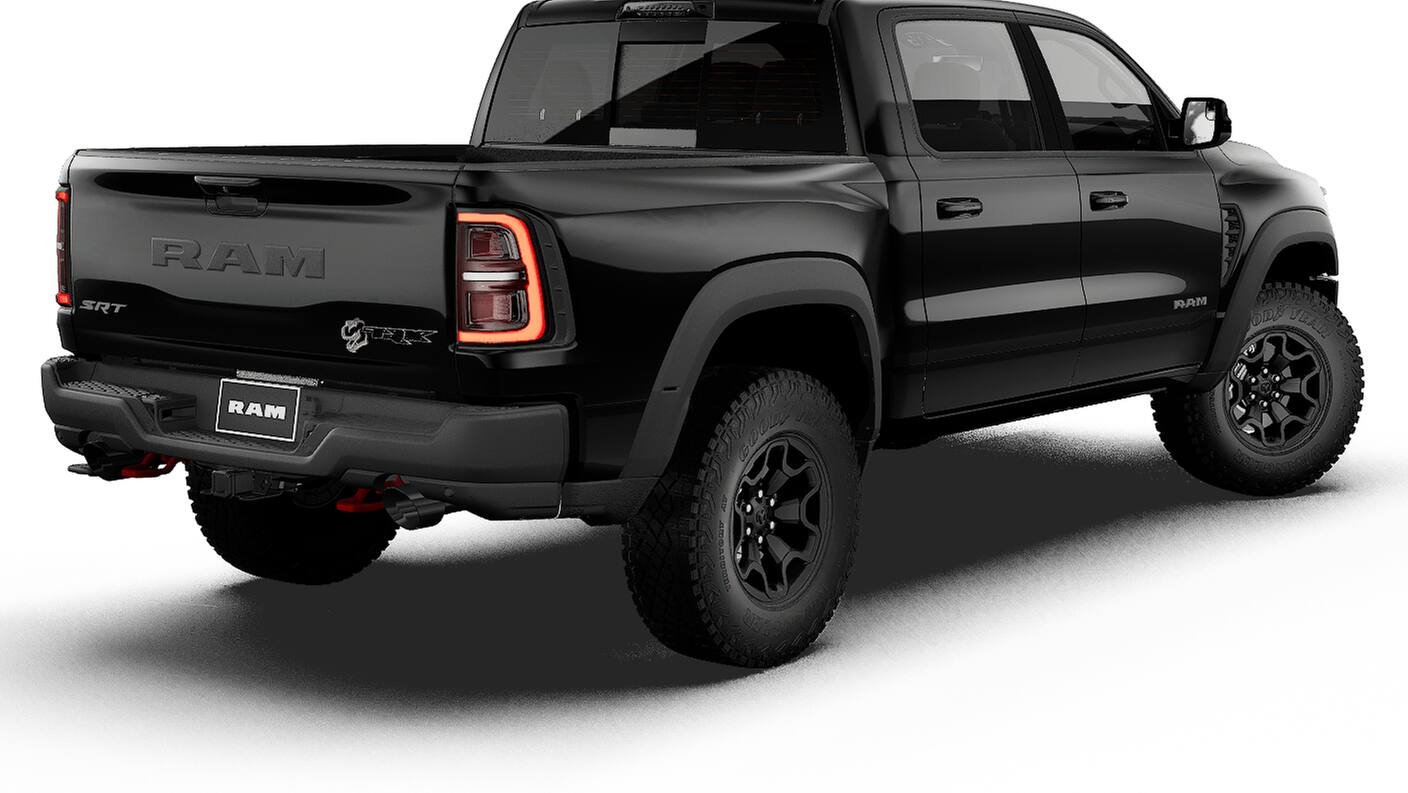 New 2027 Diamond Black Crystal Pearl-Coat Exterior Paint RAM RHO image 2