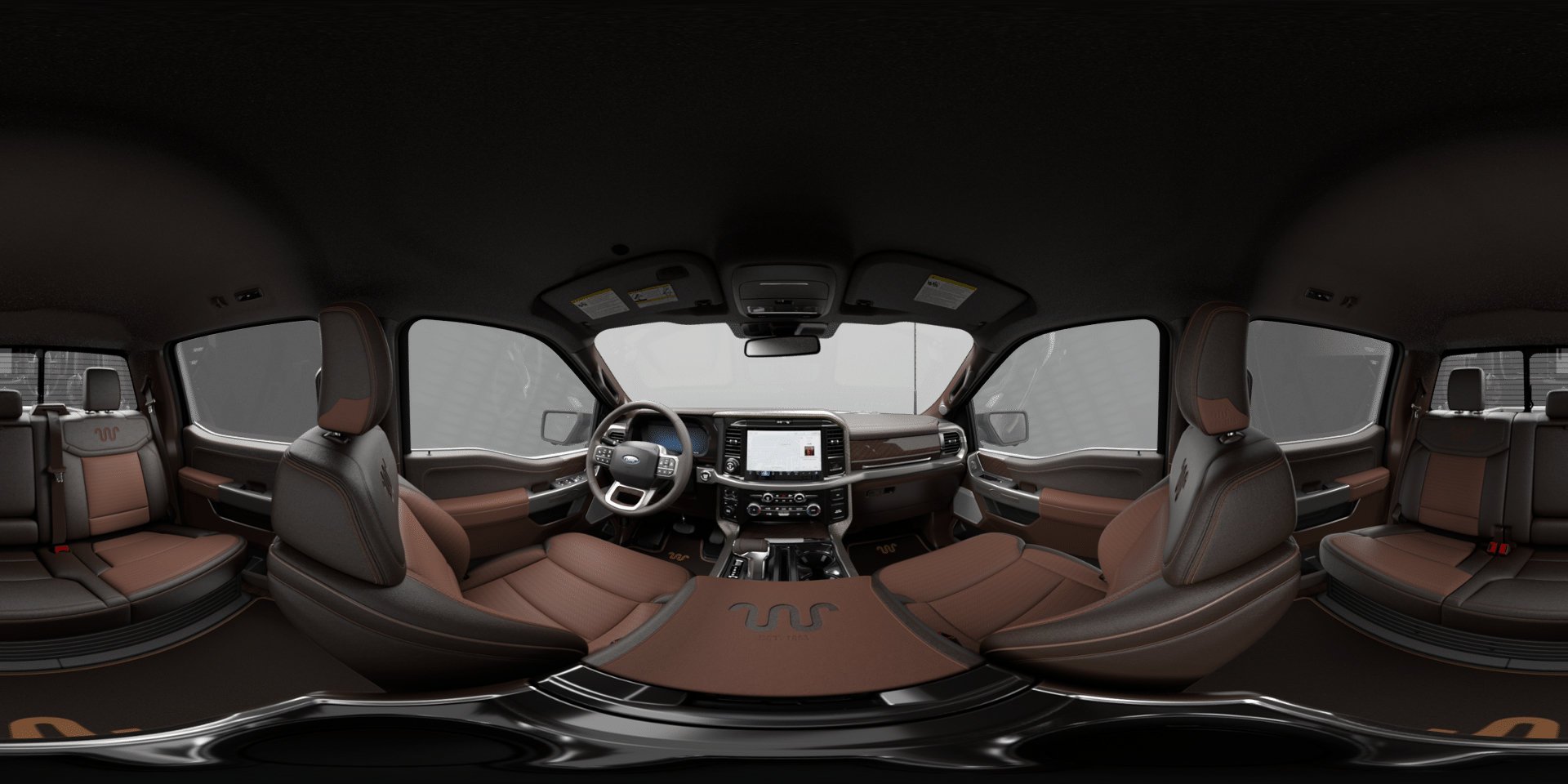 New 2026 Agate Black Metallic Ford King Ranch image 8
