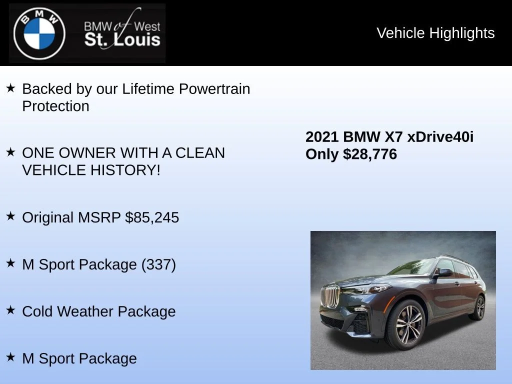 Used 2021 Gray BMW xDrive40i image 8