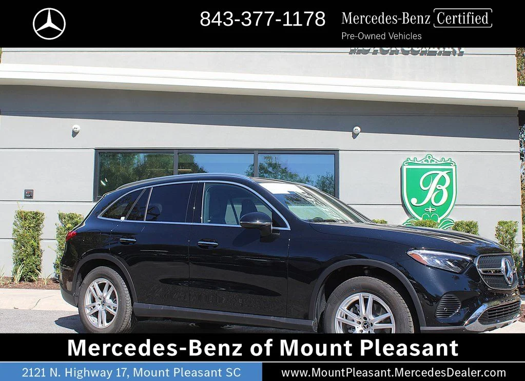 Certified Used 2025 Black Mercedes-Benz GLC 300 image 1