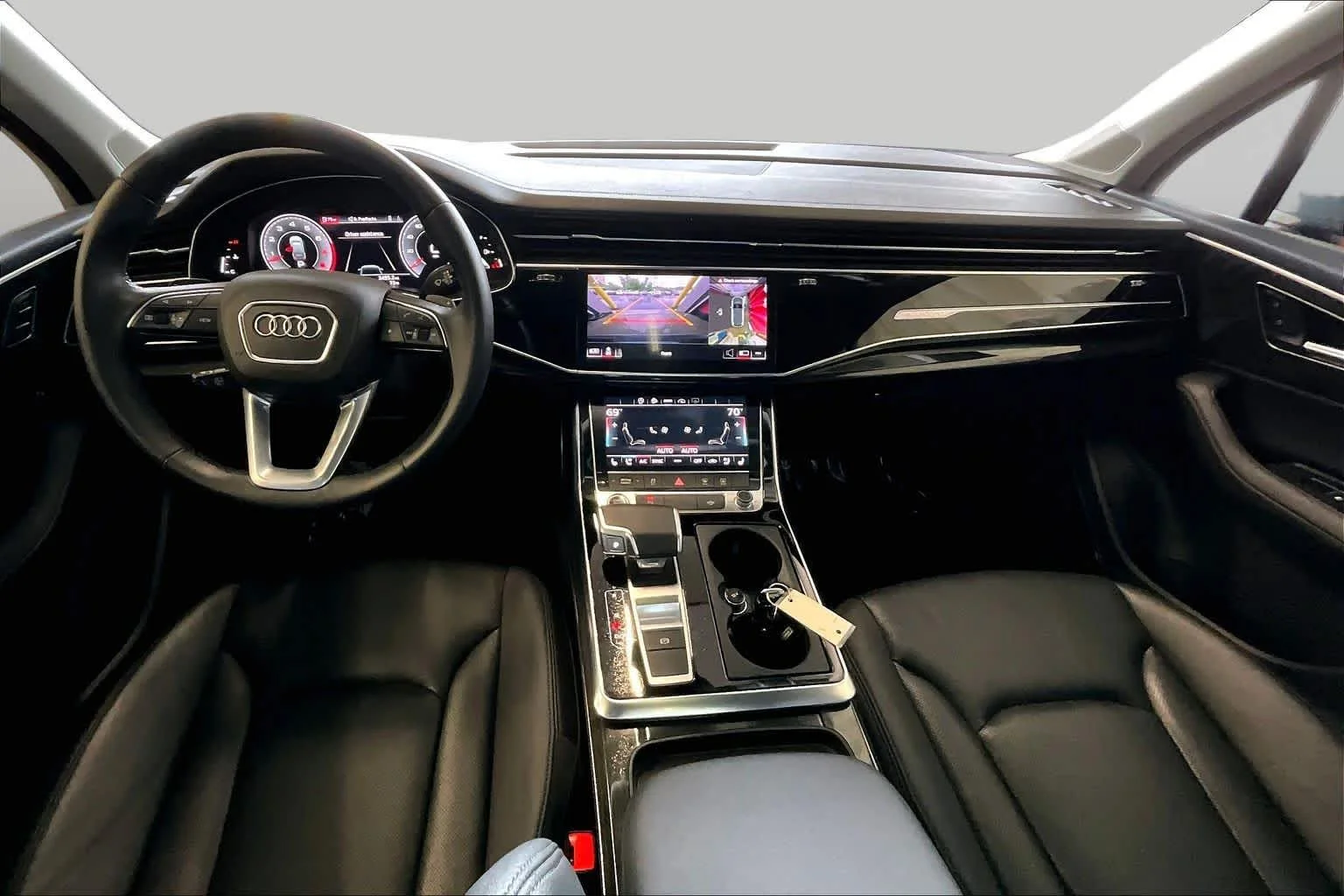 Used 2023 Mythos Black Metallic Audi Premium Plus image 16