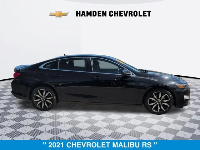Used 2021 Chevrolet Malibu RS with VIN 1G1ZG5ST3MF055979 for sale in Hamden, CT