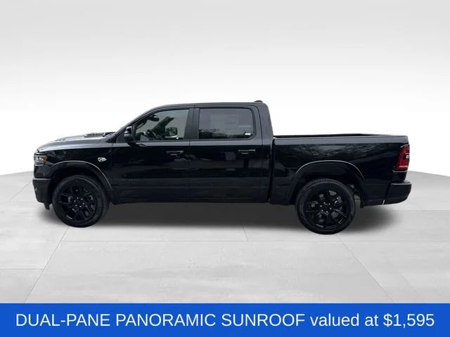 New 2026 Diamond Black Crystal Pearl-Coat Exterior Paint RAM Laramie image 4