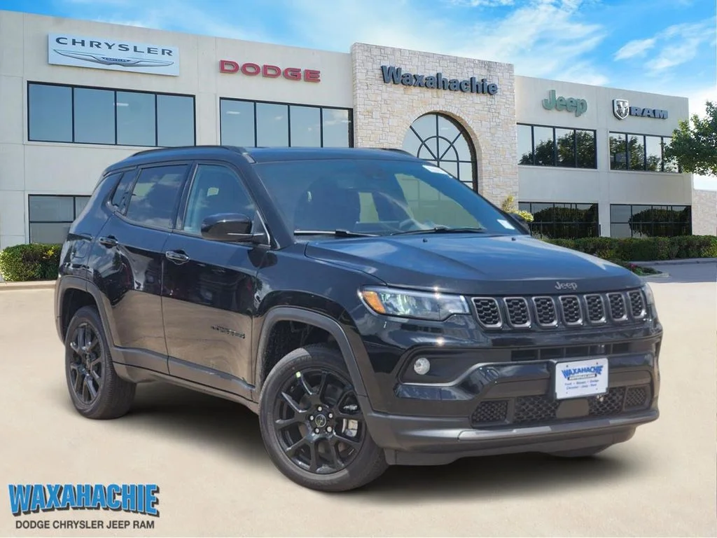 New 2026 Diamond Black Crystal Pearlcoat Jeep Latitude image 1