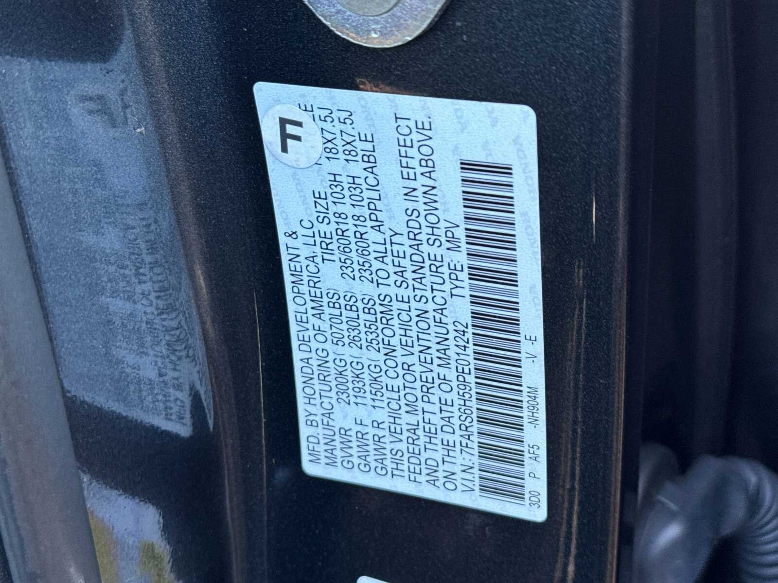 Used 2023 Meteorite Gray Metallic Honda Sport 4D Sport Utility image 35