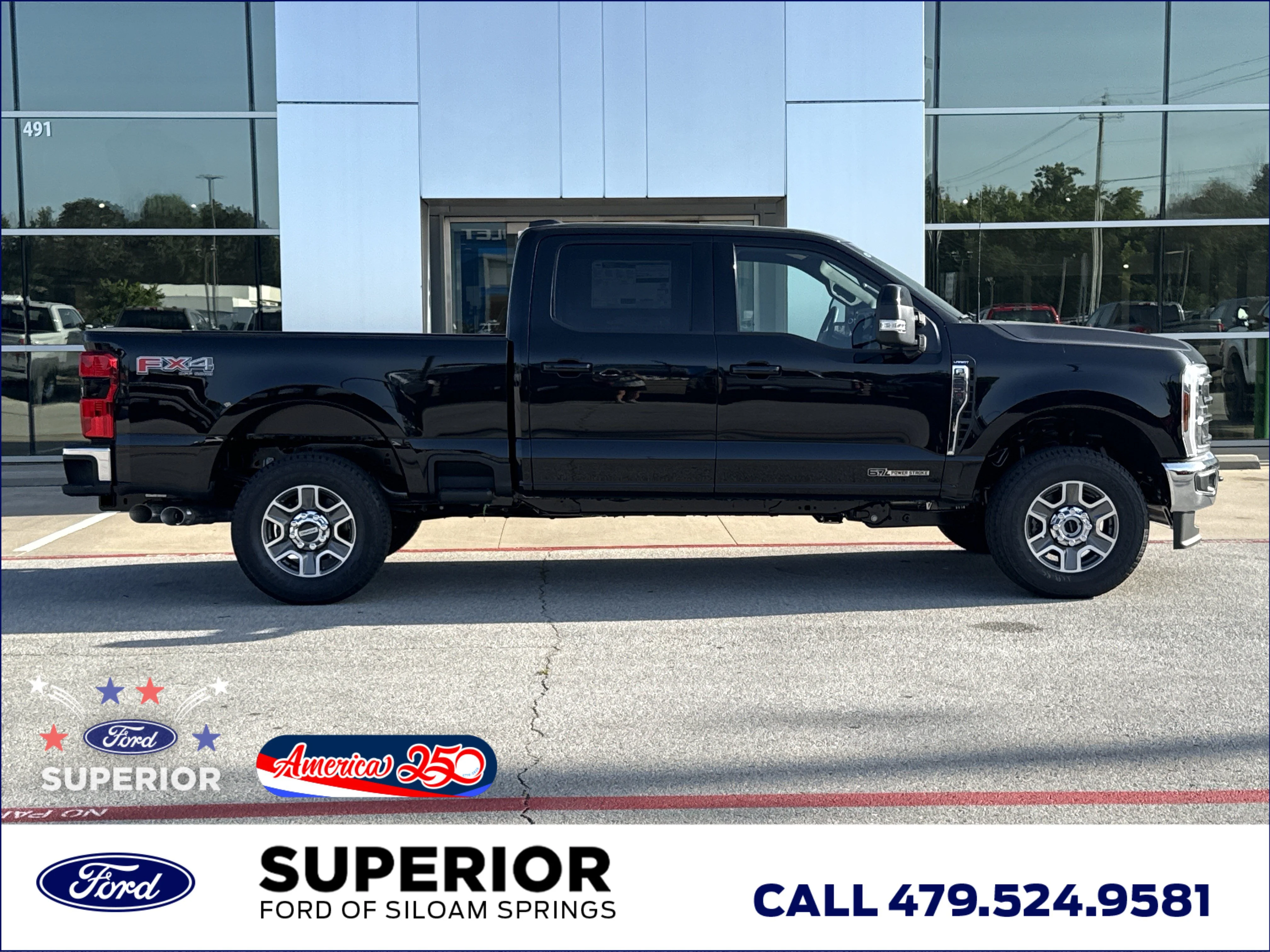 New 2026 Agate Black Metallic Ford Lariat 4WD image 2