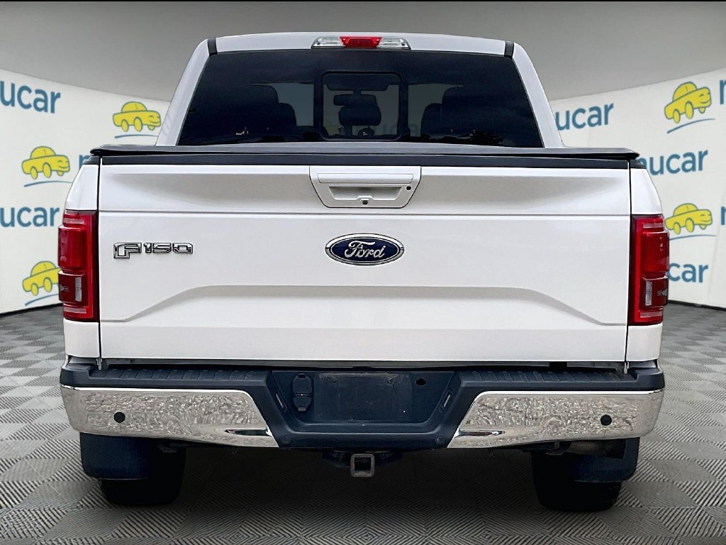 Used 2016 White Platinum Clearcoat Metallic Ford Lariat image 5