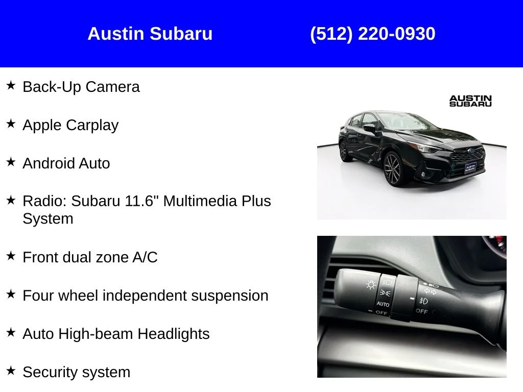 New 2026 Black Subaru Sport image 9