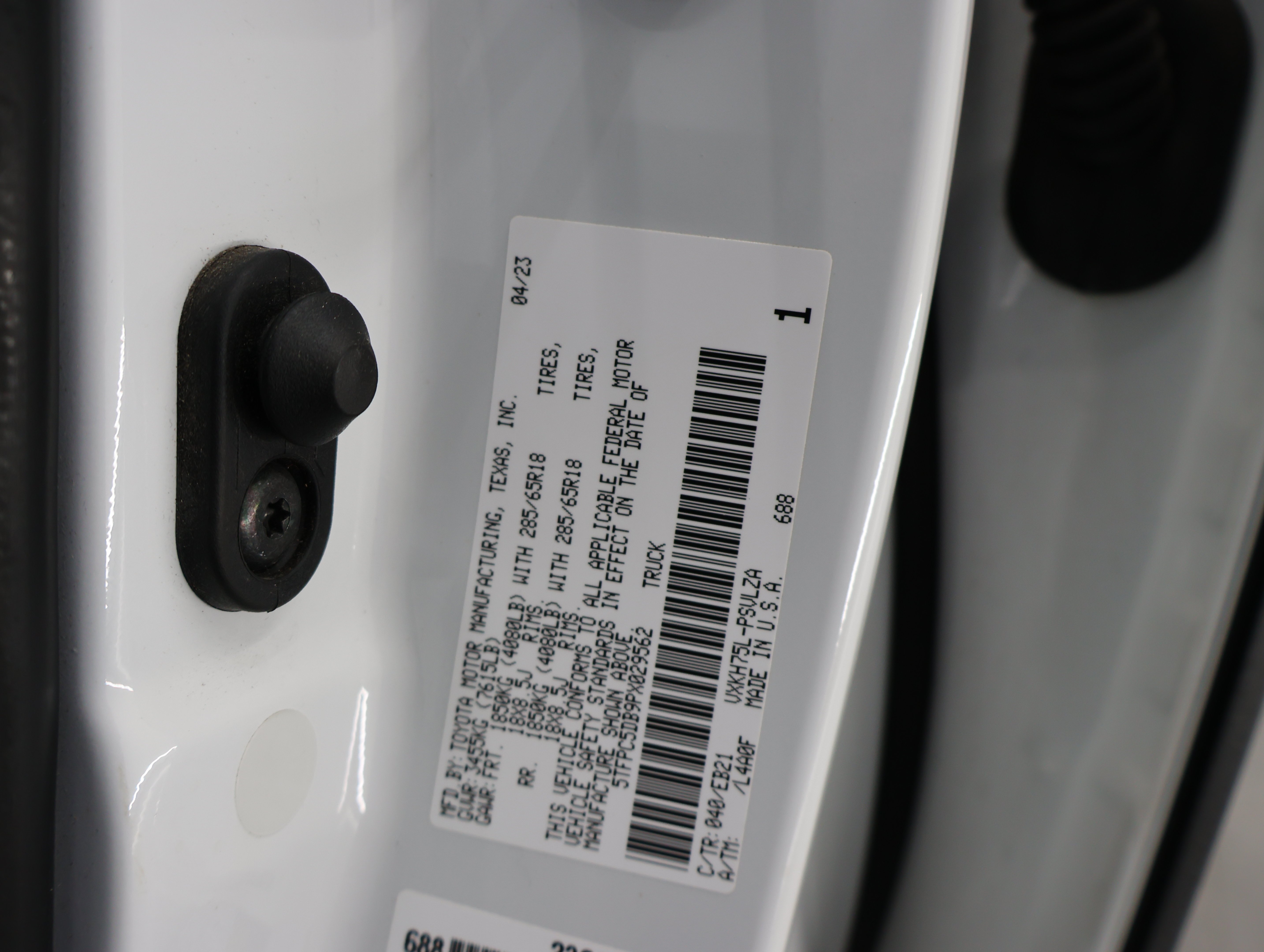 Used 2023 Ice Cap Toyota 4x4 CrewMax TRD Pro Hybrid: CREWMAX-SHORT-TRD PRO HYBRID-PANO-ADAPTIVE CRUISE-360 CAM-1 OWNER image 71