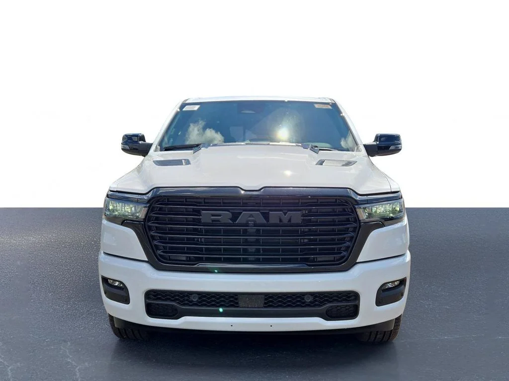 New 2026 Bright White Clear-Coat Exterior Paint RAM Laramie image 2