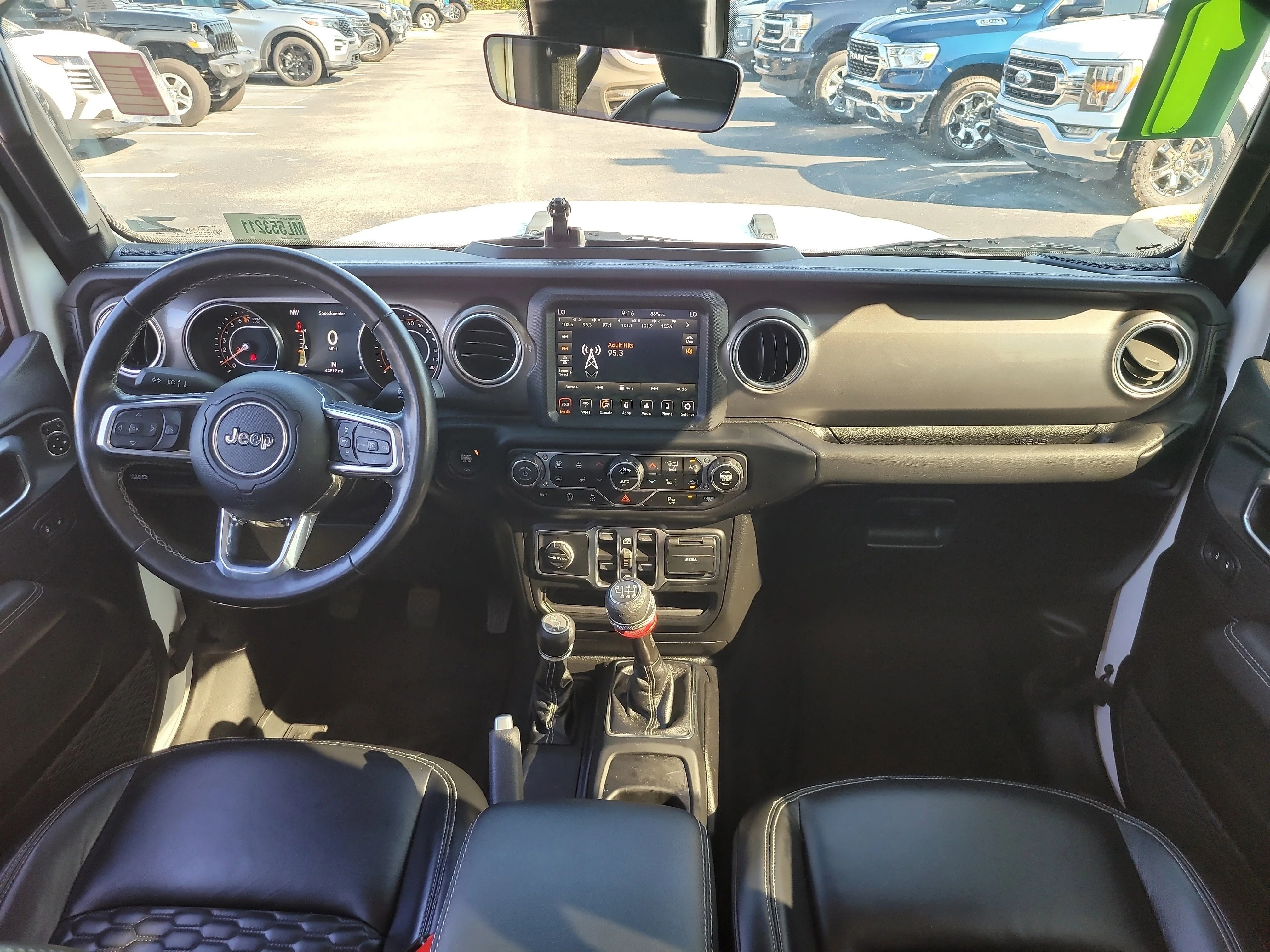 Used 2021 Bright White Clearcoat Jeep Overland image 15
