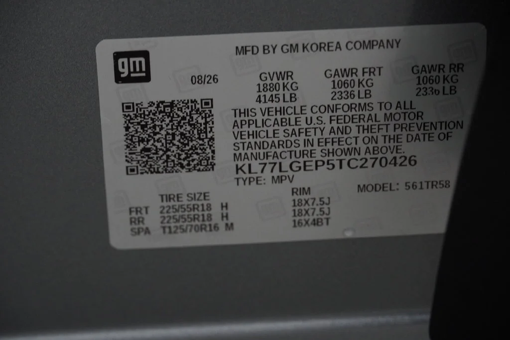 New 2026 Sterling Gray Metallic Chevrolet 1RS image 42