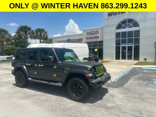 Used 2020 Gray Jeep Unlimited Willys image 1