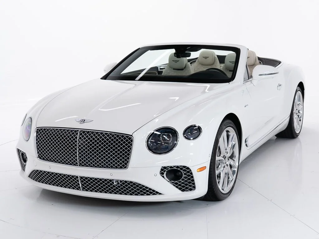 Certified Used 2023 Glacier White Bentley Azure Convertible image 1