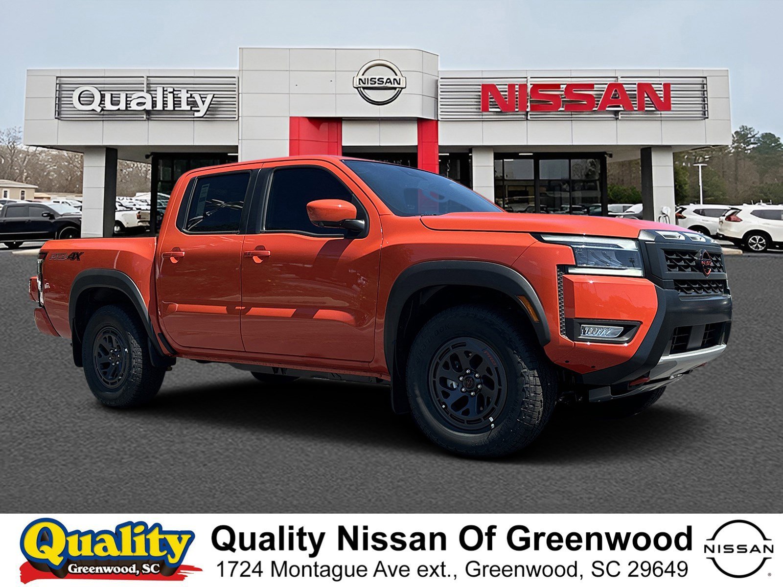 New 2025 Afterburn Orange Nissan PRO-4X image 1
