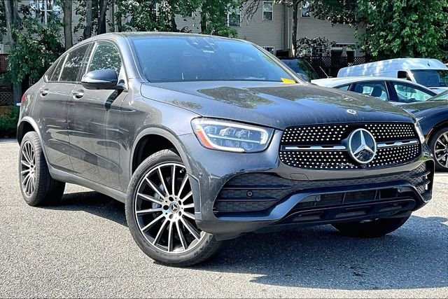 Certified Used 2022 Gray Mercedes-Benz GLC 300 Coupe image 1