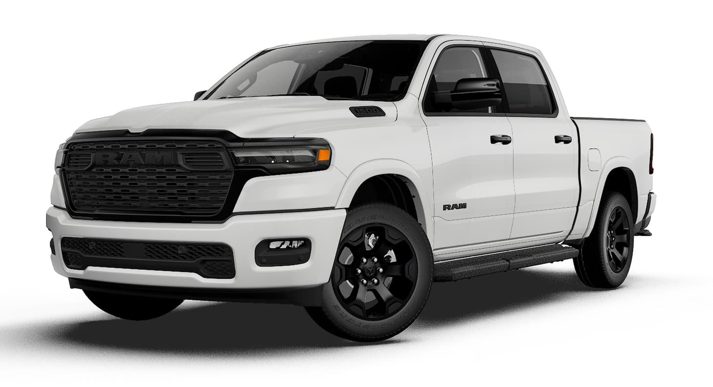 New 2027 Bright White Clear-Coat Exterior Paint RAM BIG HORN image 1
