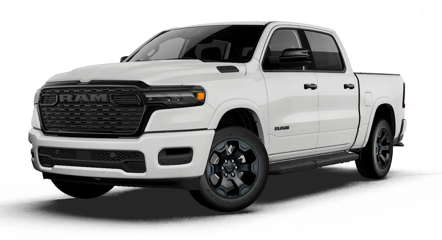 New 2027 Bright White Clear-Coat Exterior Paint RAM BIG HORN image 1